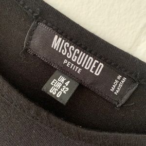 🖤Missguided mid-full length black bodycon dress🖤